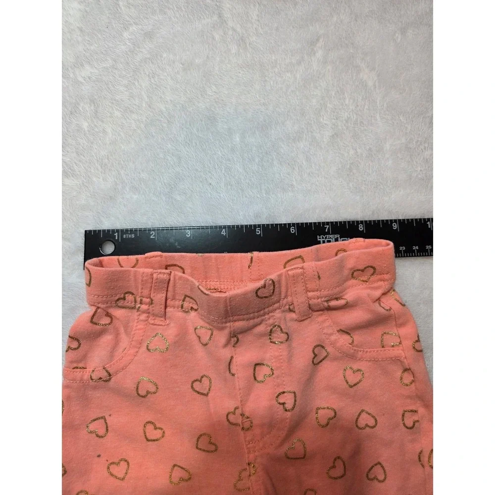 184 Girls 4 Piece Clothing Lot Pants Shorts Heart Print Floral Size 3T